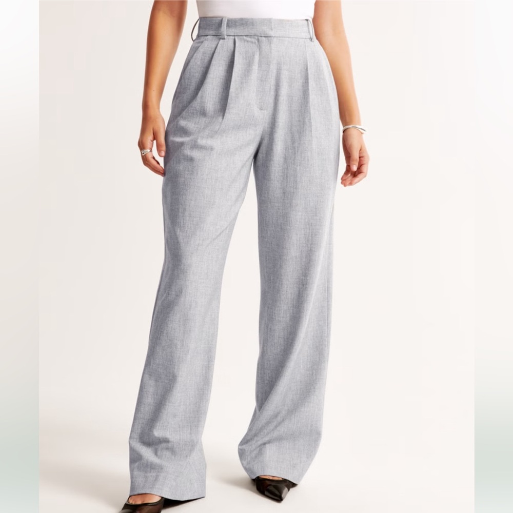 Abercrombie Curve Love Sloan Pants - Grey